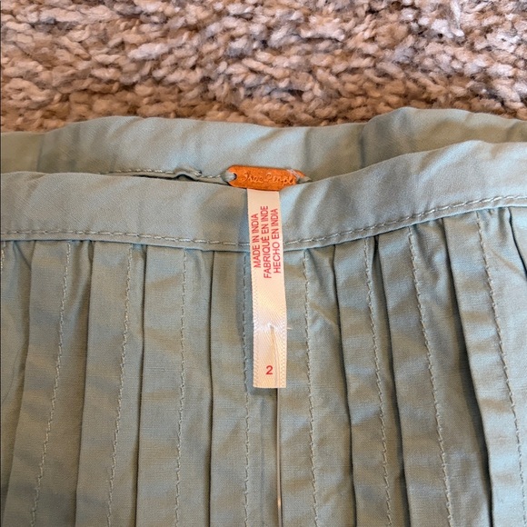 Free people  A-Line Skirt in Light Blue NWT size 2 - Picture 3 of 5